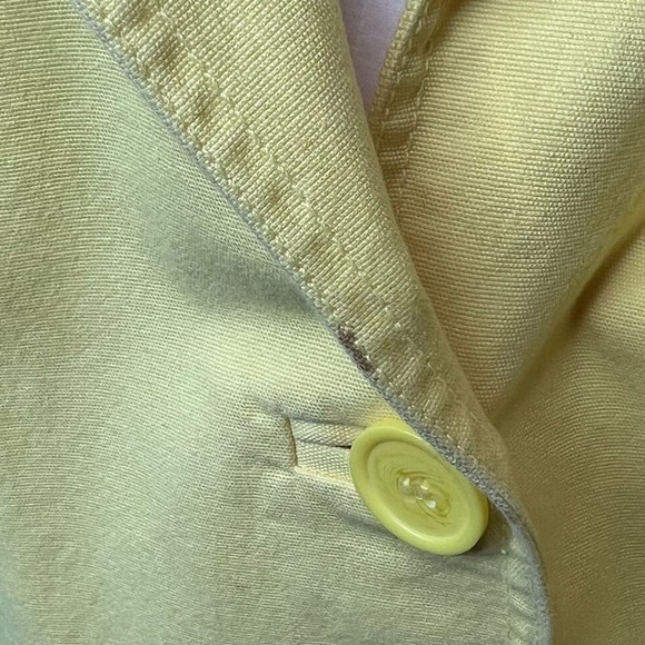 Vintage Liz‎ Claiborne Yellow Coat - Picture 6 of 7
